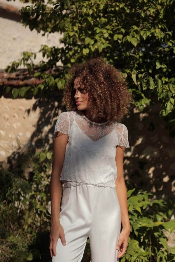 Haut Julia roses sauvages