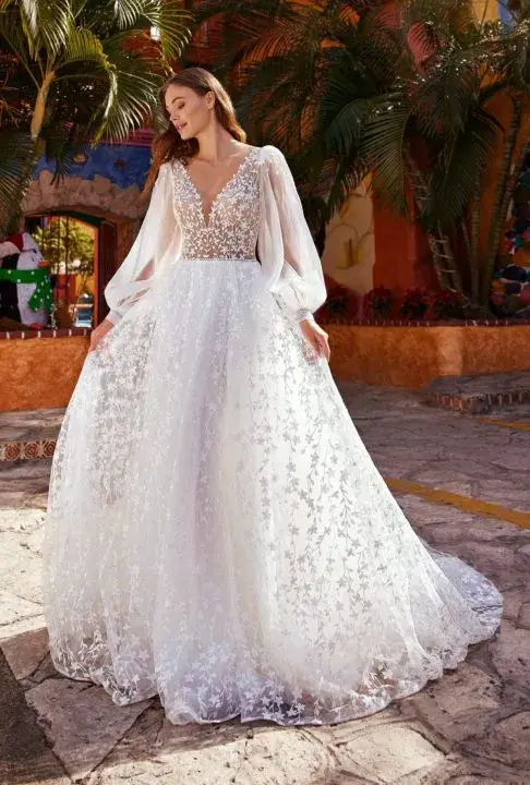 Robe Hiba à manches