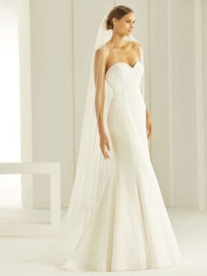 Voile Bordure satin & cristaux